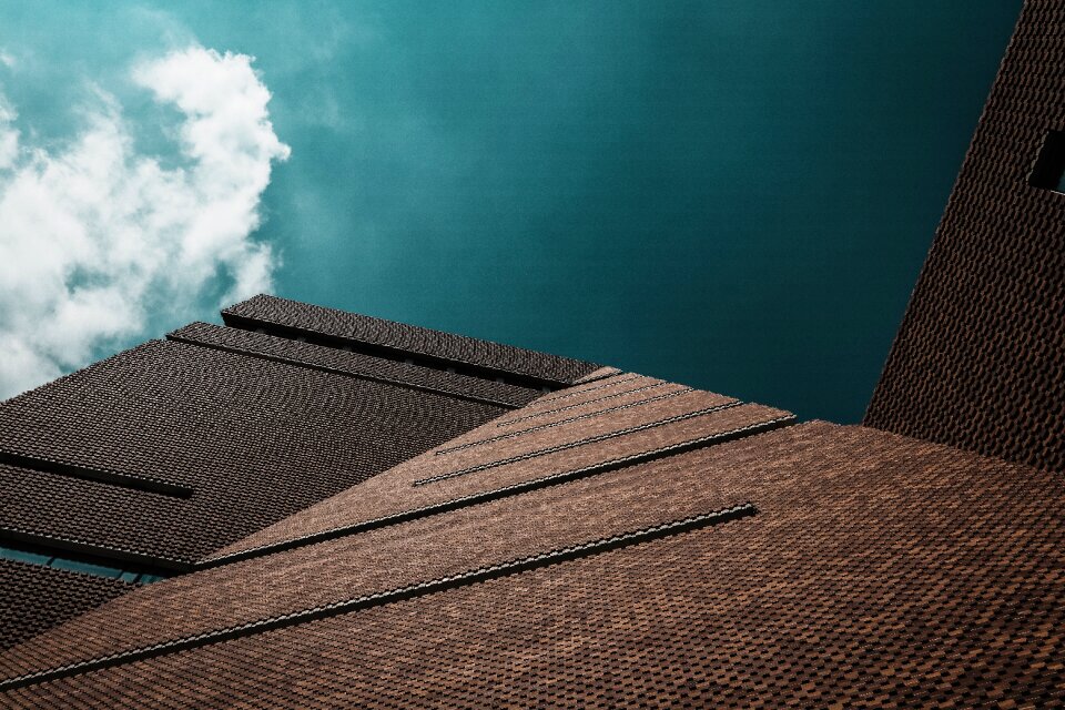 Cloud sky skyscraper