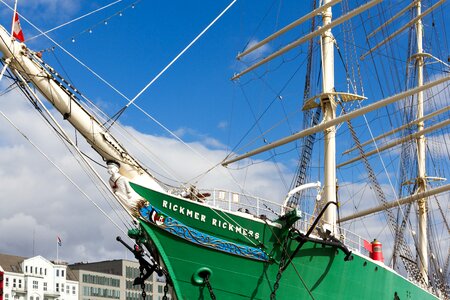 Rickmers museum ship masts photo
