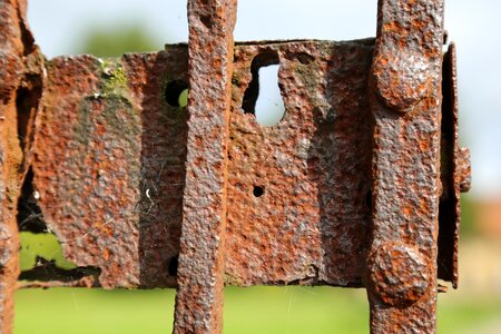 Door metal iron photo