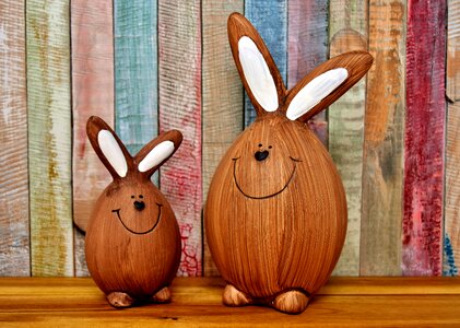 Funny happy easter easter figures photo