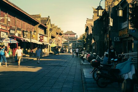Xiangyang city old town street photo