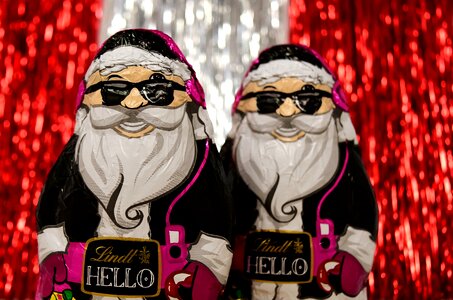 Chocolate christmas santa claus