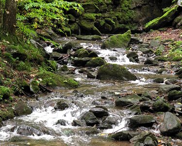 Water liquid cascade photo