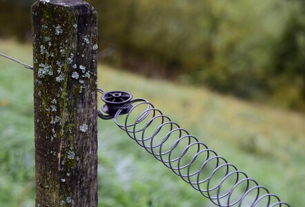 Wire metal wire fence photo