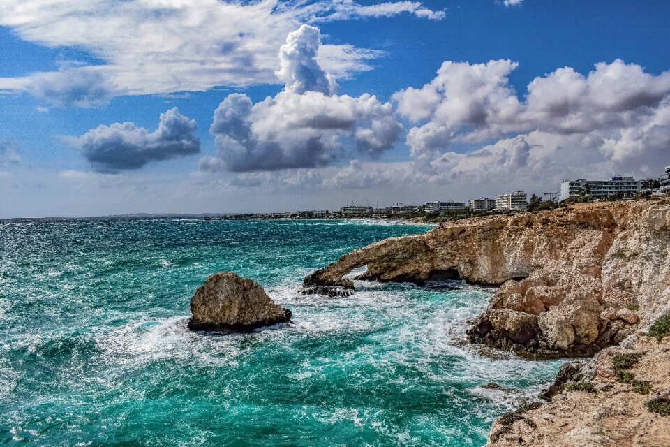 Waves sea nature