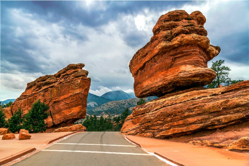 Sandstone landscape rock