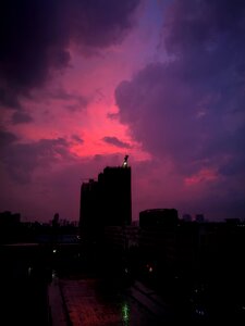 Rain burning clouds fantasy
