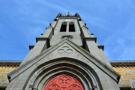 The roof of the portal sculpture stone holy memory of the waves photo