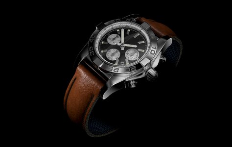 Wrist watch chronometer minute