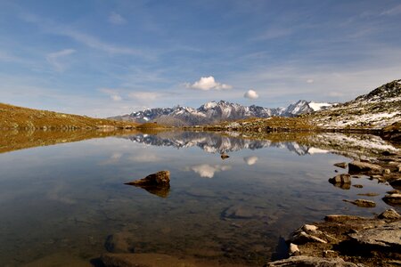 Mirroring sky water