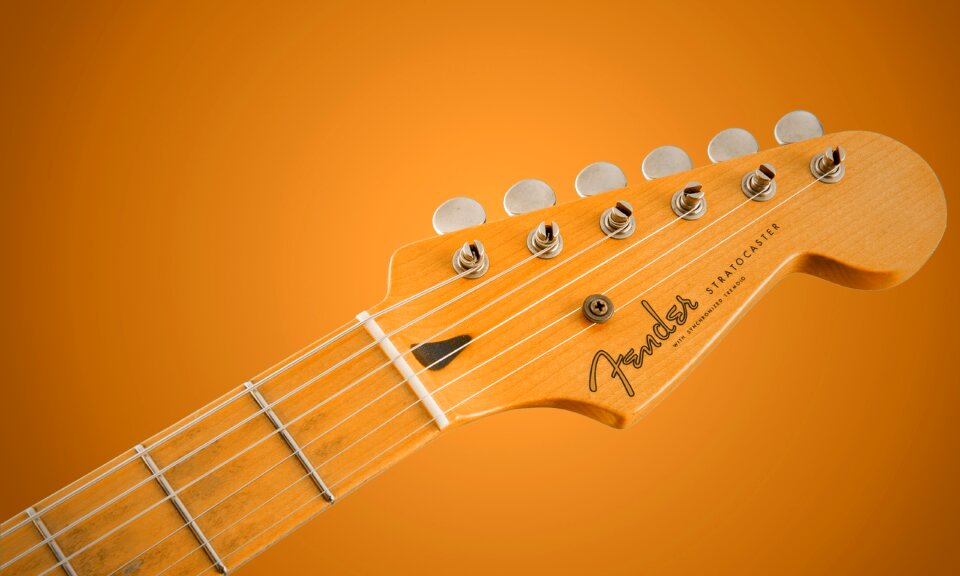 Music orange background orange music