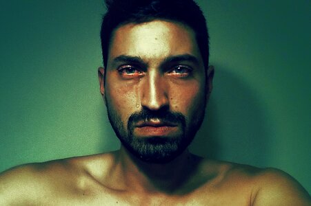 Sadness sad look portrait