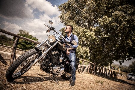 Harley davidson motorcycles freedom photo