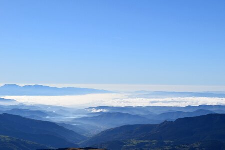 Landscape puigmal high mountains
