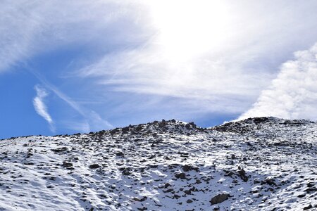 High mountains puigmal nature