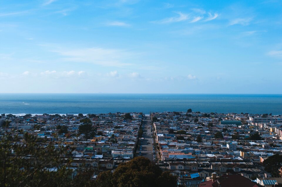 Residential suburb city