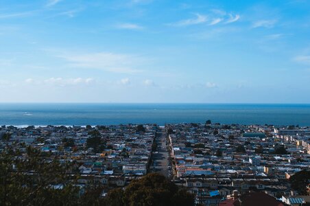 Residential suburb city