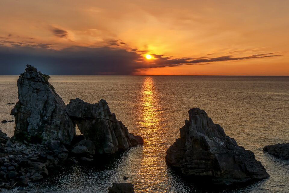 Amakusa west coast sunset coast