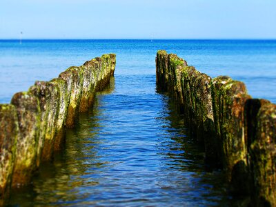 Breakwater nature landscape