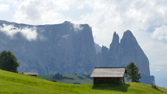 South tyrol alm mountain landscape photo