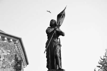 Sword history photo black white