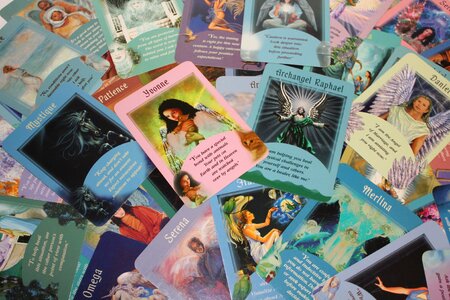 Esoteric guidance angel cards photo
