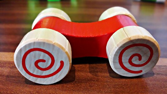 Wood pattern colorful toys