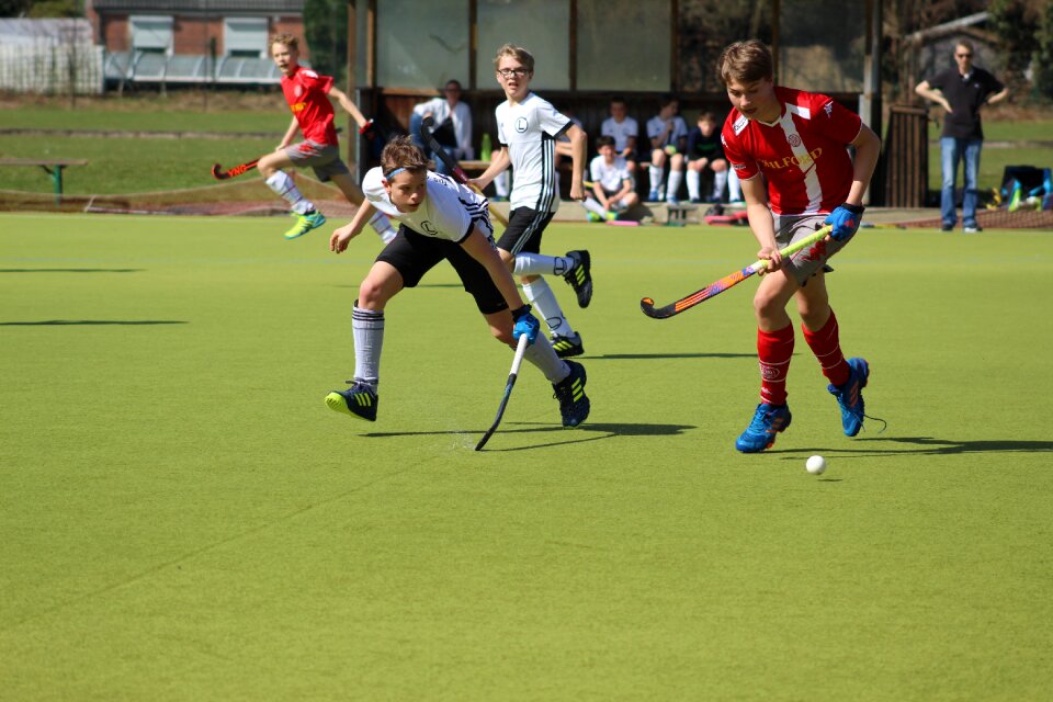 Ball field hockey hockey