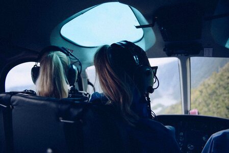 Pilot aircraft helicopter photo
