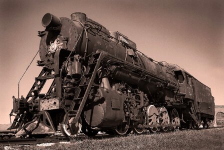 Railway museum locomotive