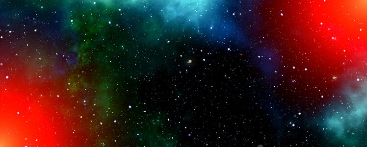 Astronautics space travel starry sky