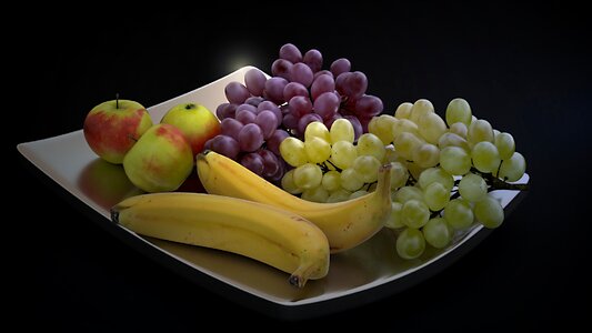 Grapes apple metal shell