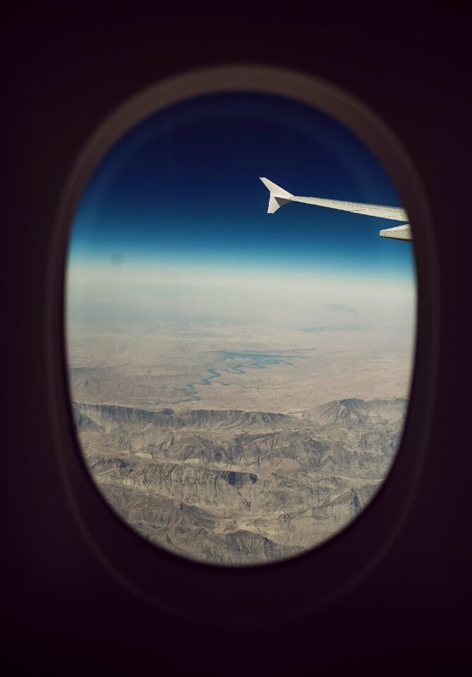 Trip blue sky
