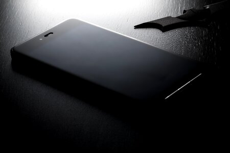 Iphone black dark photo