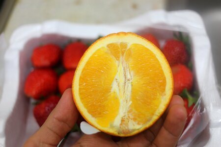 Health orange fiber