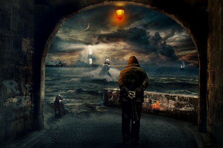 Landscape adult sea