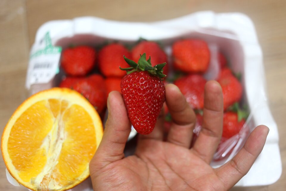 Strawberry freshness red