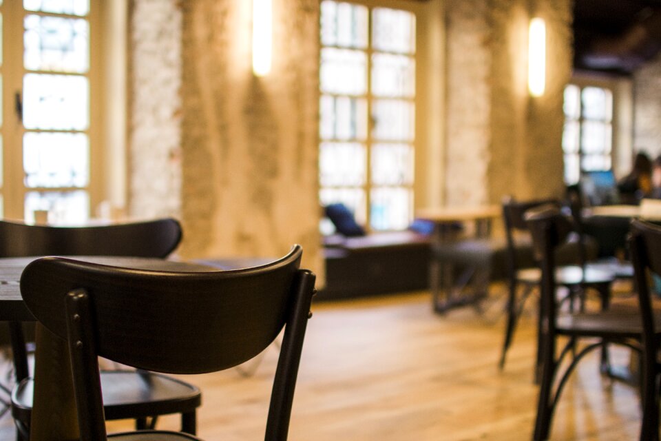 Interior floor blur