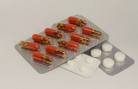 Medical medicine addiction to pills photo