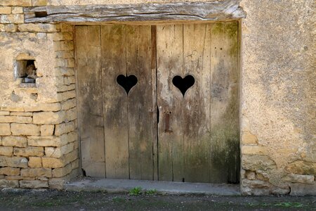 Port wood heart