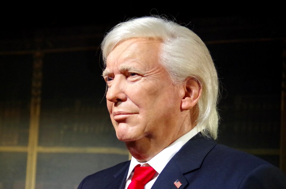 The president of the us a wax dummy