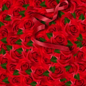 Tape background flowers red background