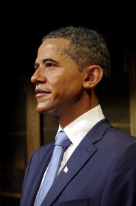 The president of the us a wax dummy