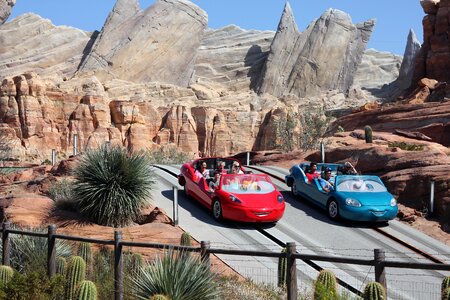Cars land amusement park tourism