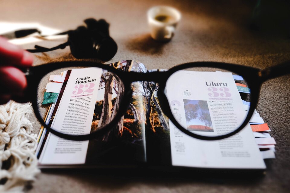 Magazine layout design