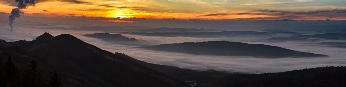 Belchen fog items morgenstimmung photo