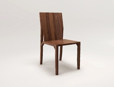 Furniture wood seat photo