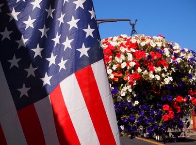 Flag national red photo