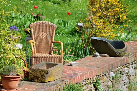 Peaceful nature garden chair