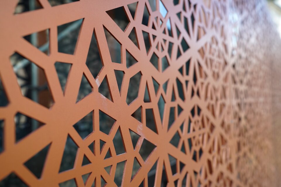 Decorative cladding pattern texture